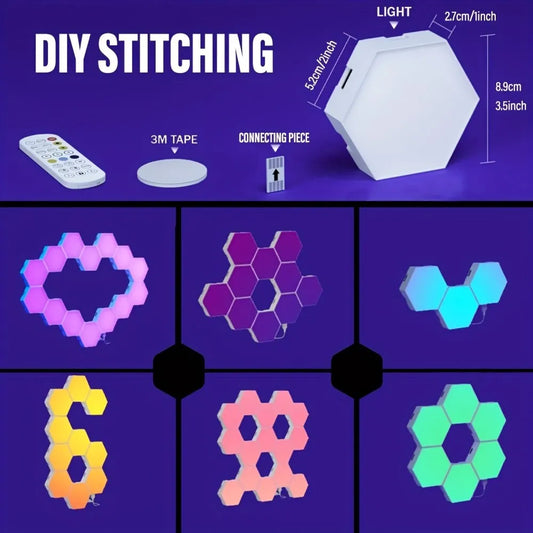 : GlowSmart Hex Lights™ – Modular Touch Wall Panels | Paseso