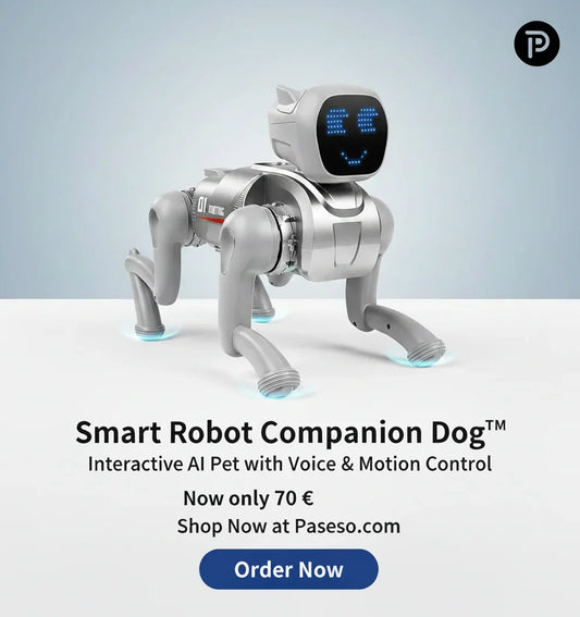 RobotDog Paseso – Interactive AI Pet Toy with Voice & Motion Control | Paseso