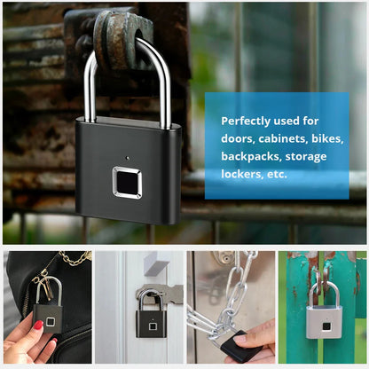 Smart Fingerprint Padlock™ – Keyless Biometric Security Lock | Paseso