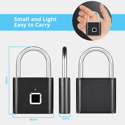 Smart Fingerprint Padlock™ – Keyless Biometric Security Lock | Paseso