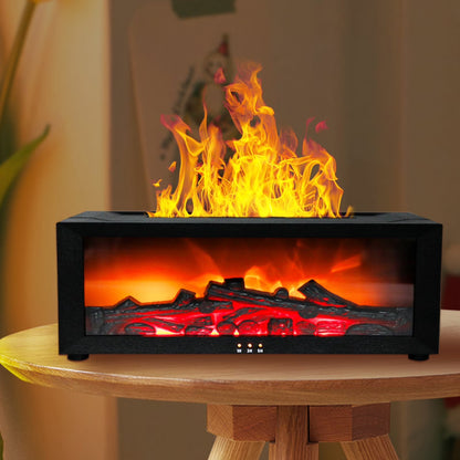 🔥 Difuzor Aromaterapie cu Efect de Flacără 3D – LuxFlame™ by Paseso