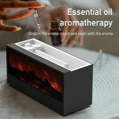 🔥 Difuzor Aromaterapie cu Efect de Flacără 3D – LuxFlame™ by Paseso