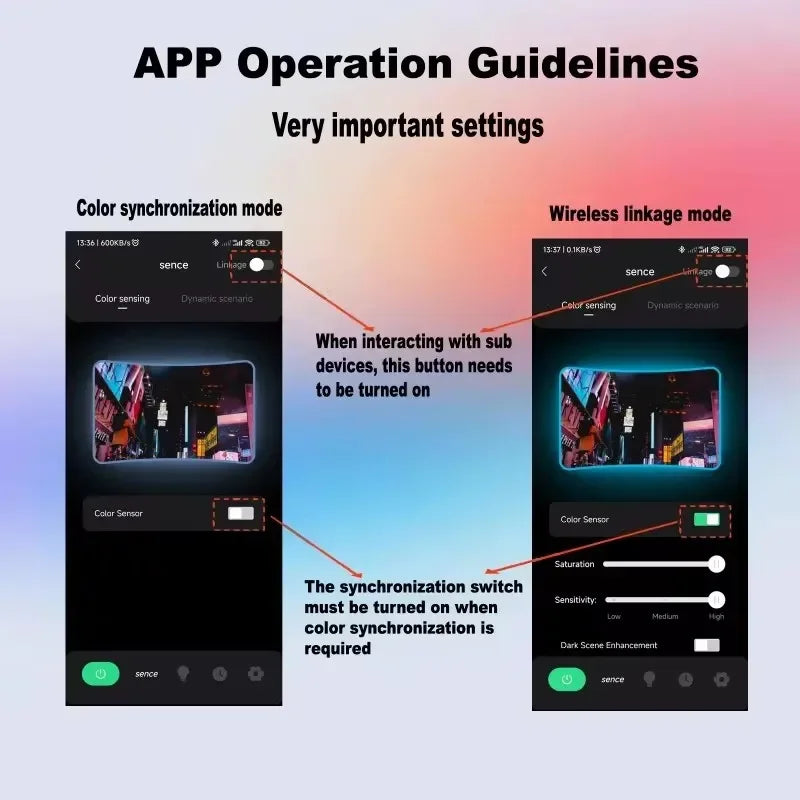 Vivid Screen Sync Lights™ – Smart LED Light Bars with Real-Time Color Sync | Paseso