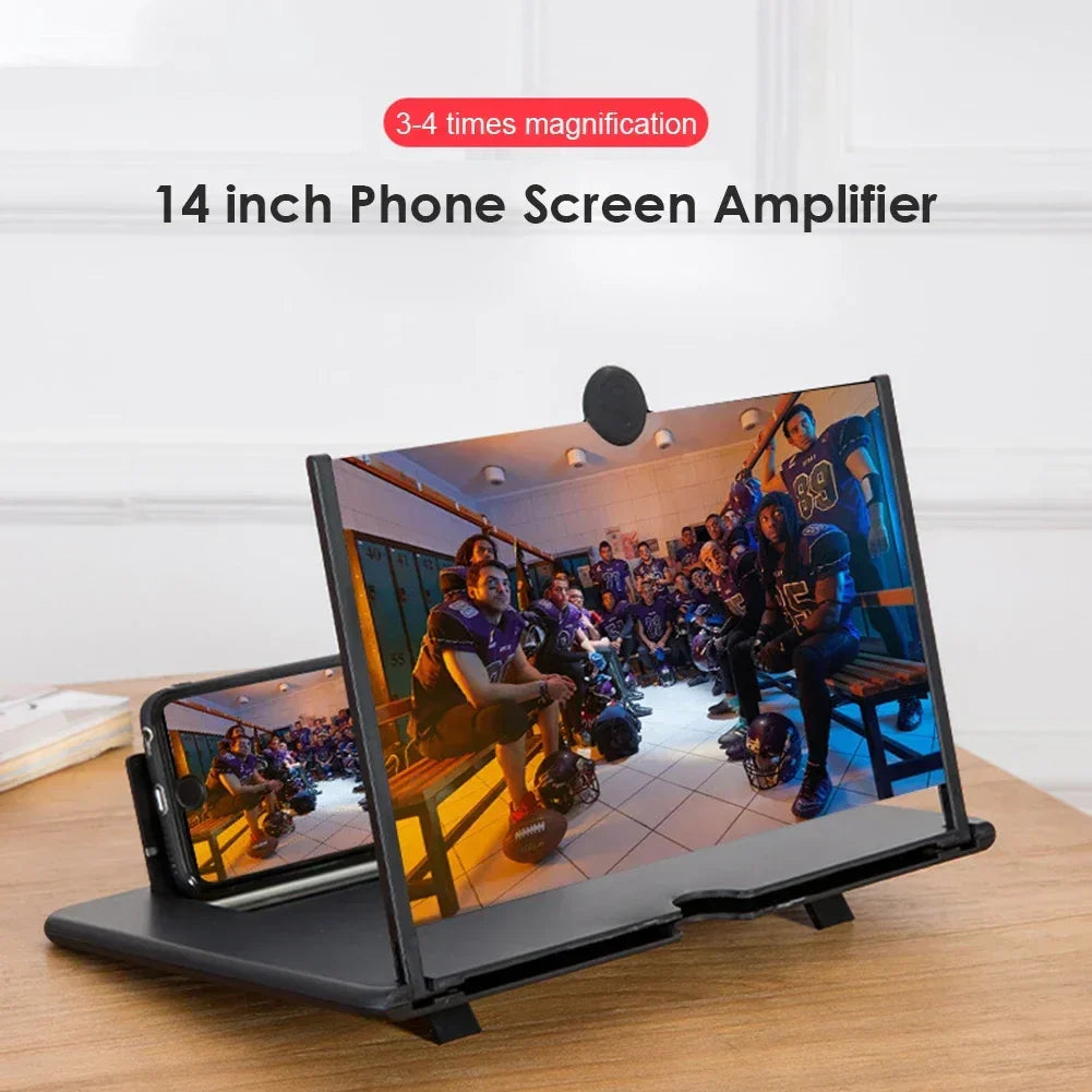 3D HD Smartphone Screen Magnifier – Portable Phone Screen Enlarger for Movies, Videos & Gaming