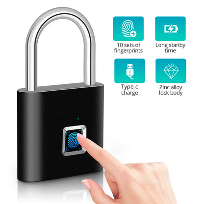 Smart Fingerprint Padlock™ – Keyless Biometric Security Lock | Paseso