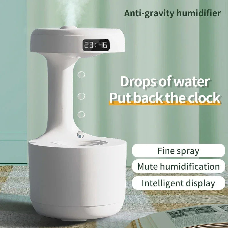 Magic Anti-Gravity Humidifier | LED Air Diffuser & Modern Decor