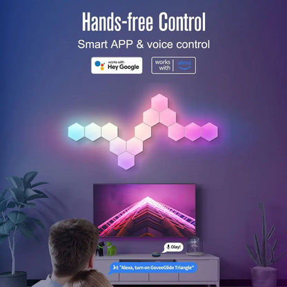: GlowSmart Hex Lights™ – Modular Touch Wall Panels | Paseso