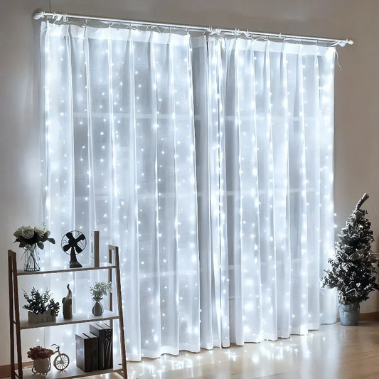 Magical LED Curtain Lights™ – Festive String Light Decor | Paseso