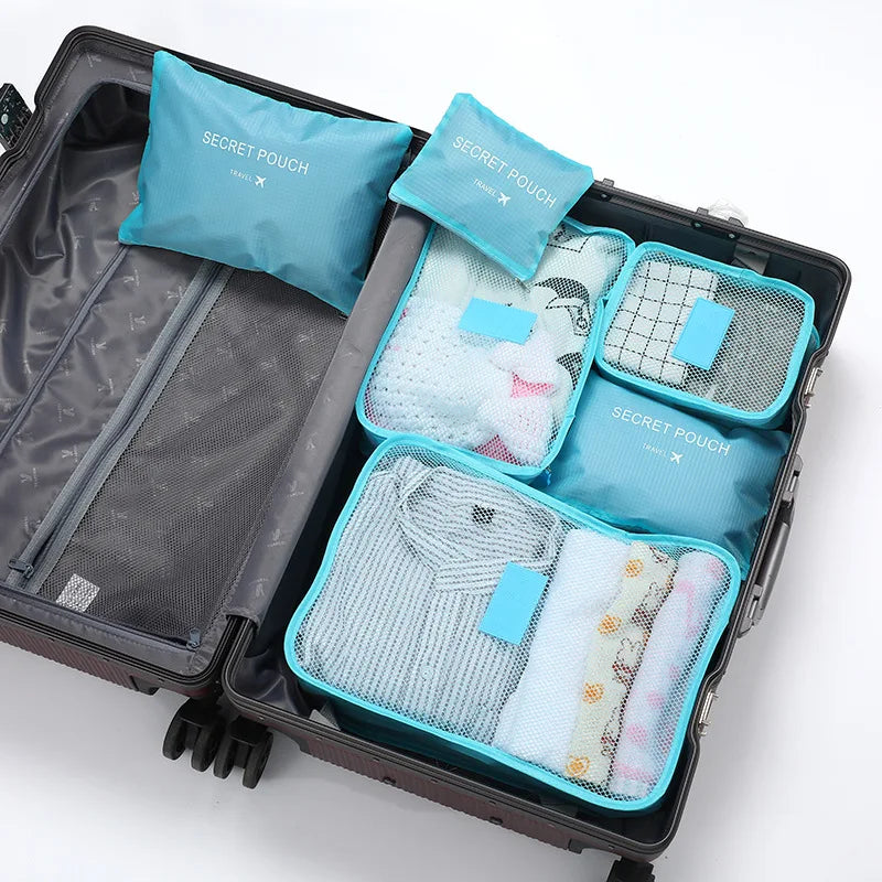 Chic Travel Organizer Set™ – Compact Luggage Packing Cubes | Paseso