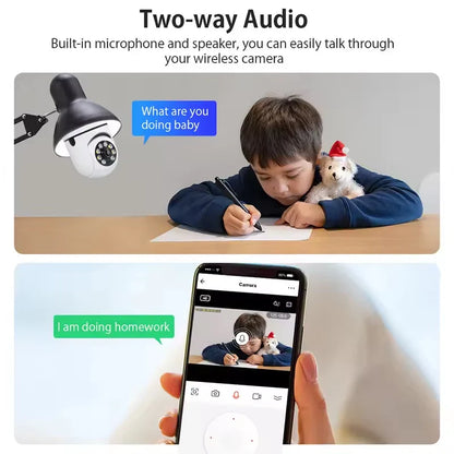 Smart Bulb Security Camera™ – 1080p Hidden Light Camera | Paseso