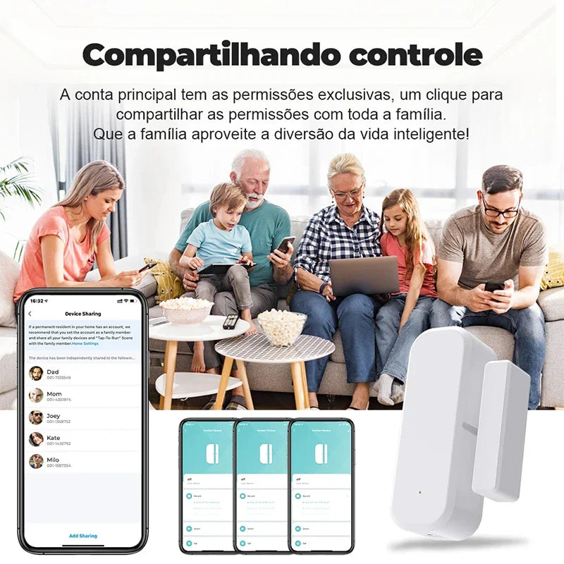 Smart Door Security Sensor™ – Instant Open & Close Alerts | Paseso