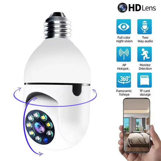 Smart Bulb Security Camera™ – 1080p Hidden Light Camera | Paseso