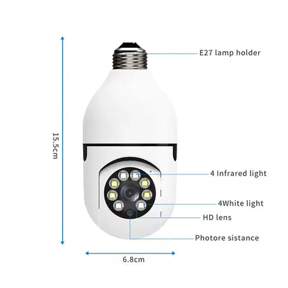 Smart Bulb Security Camera™ – 1080p Hidden Light Camera | Paseso