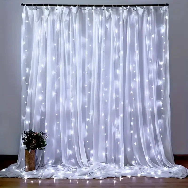 Magical LED Curtain Lights™ – Festive String Light Decor | Paseso