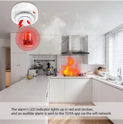 Smart Home Smoke Watcher™ – Real-Time Fire & Smoke Alert Sensor | Paseso