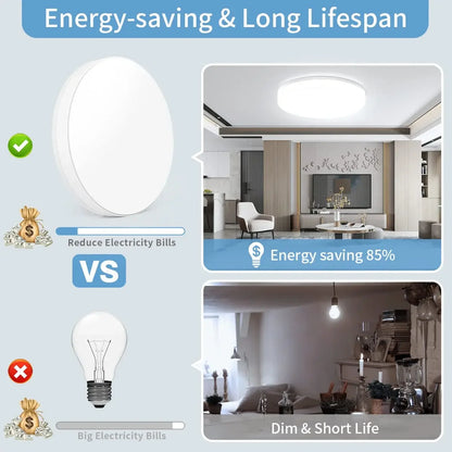 Elegant Glow™ Ceiling Light – Modern LED Smart Ceiling Lamp | Paseso
