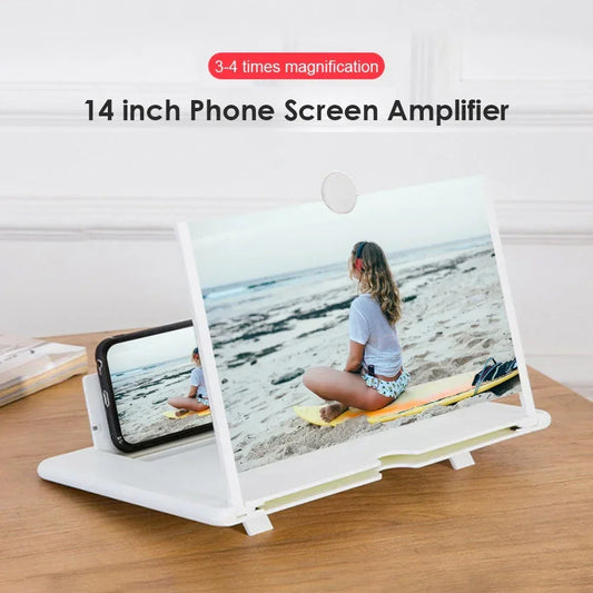 3D HD Smartphone Screen Magnifier – Portable Phone Screen Enlarger for Movies, Videos & Gaming