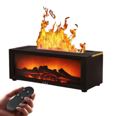 🔥 Difuzor Aromaterapie cu Efect de Flacără 3D – LuxFlame™ by Paseso